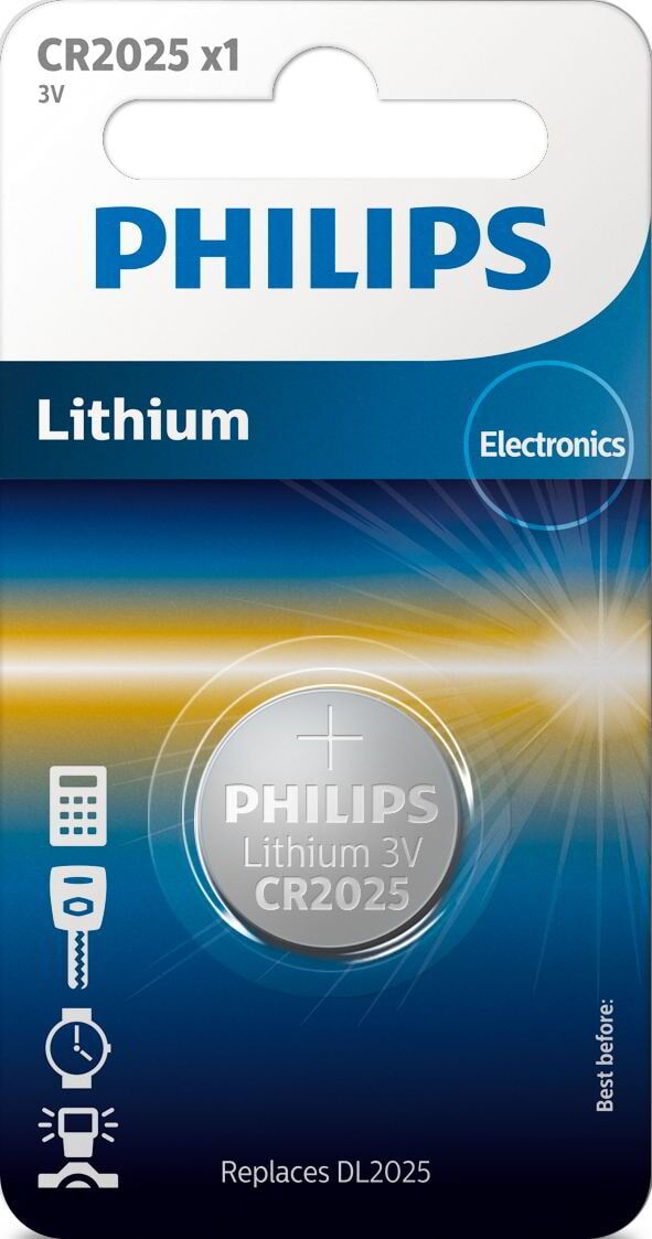 Philips Battericell Lithium Cr2025