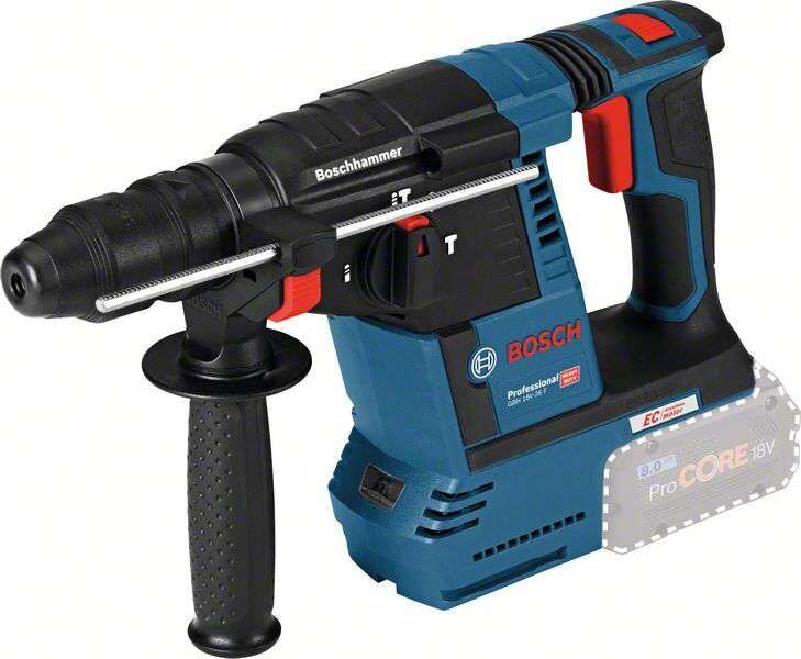 Bosch Borrhammare Gbh 18v-26 F Utan Batteri & Laddare Med Tillbehörssats