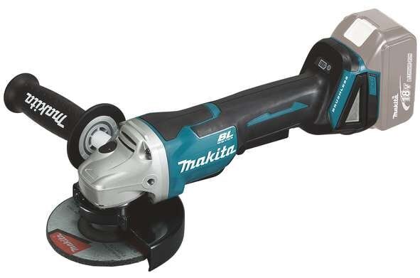 Makita Vinkelslip Dga508z 18v Paddle Brake Utan Batteri & Laddare