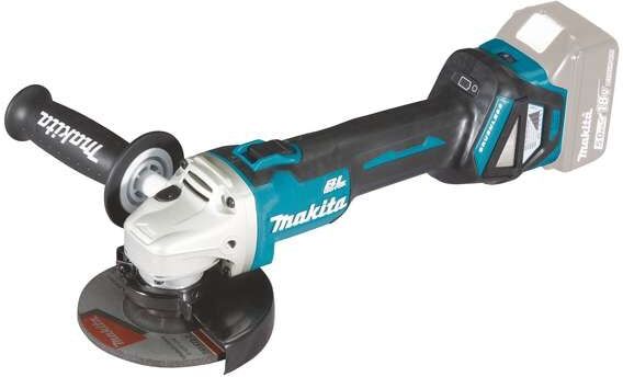 Makita Vinkelslip Dga512zu Bl Aws 125mm 18v Utan Batteri & Laddare