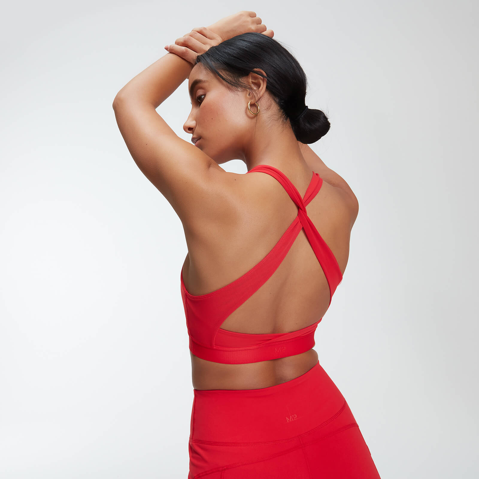 MP Power Cross Back Sports Bra för kvinnor – Röd - S MP Power Cross Back Sports Bra för kvinnor – Röd - S