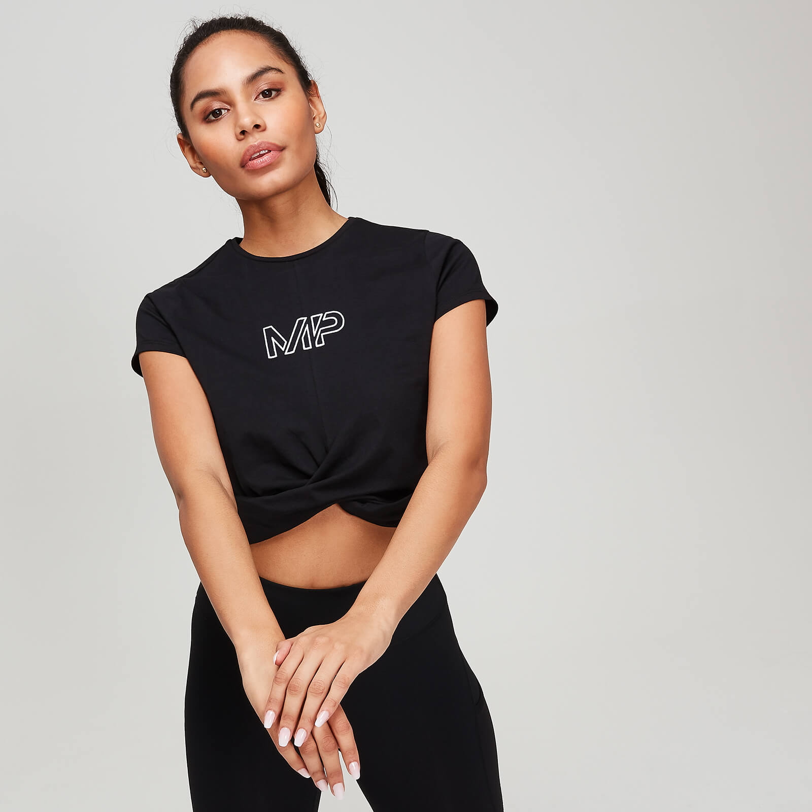 Myprotein Rest Day Twist Front T-Shirt - Svart - M Myprotein Rest Day Twist Front T-Shirt - Svart - M