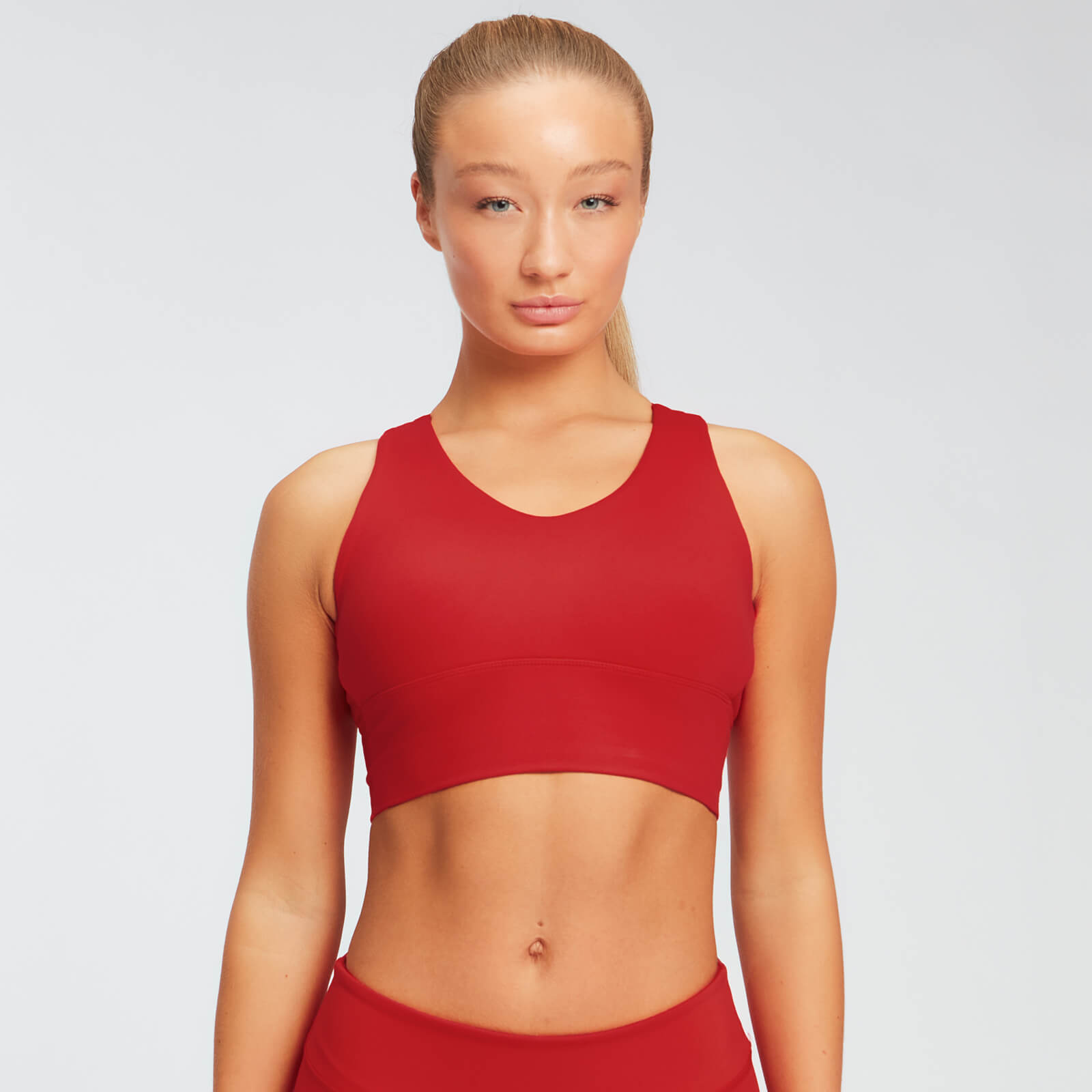 Myprotein Power Longline Sports Bra - Röd - M Myprotein Power Longline Sports Bra - Röd - M