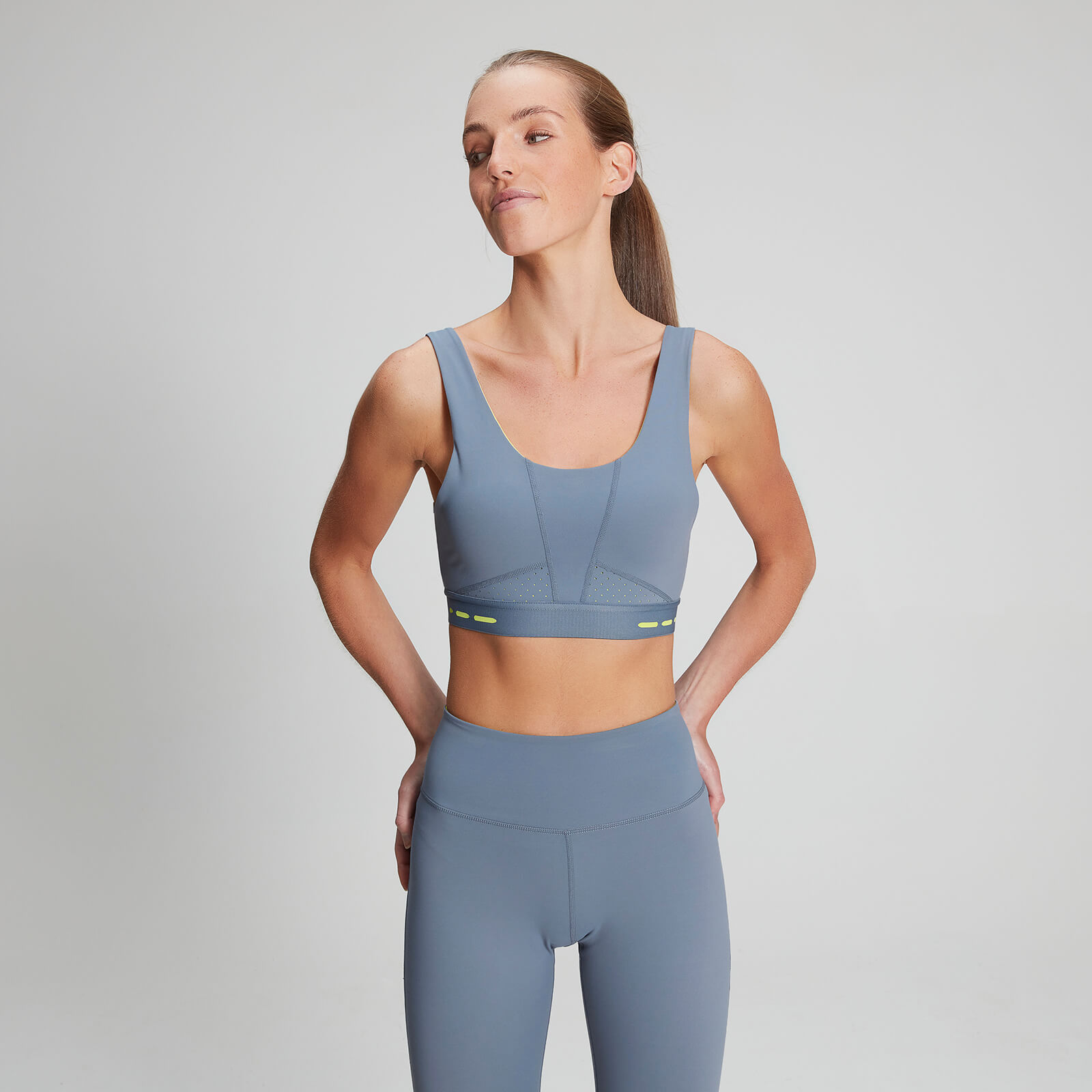 MP Power Ultra Sports Bra – Blå/gul - S MP Power Ultra Sports Bra – Blå/gul - S