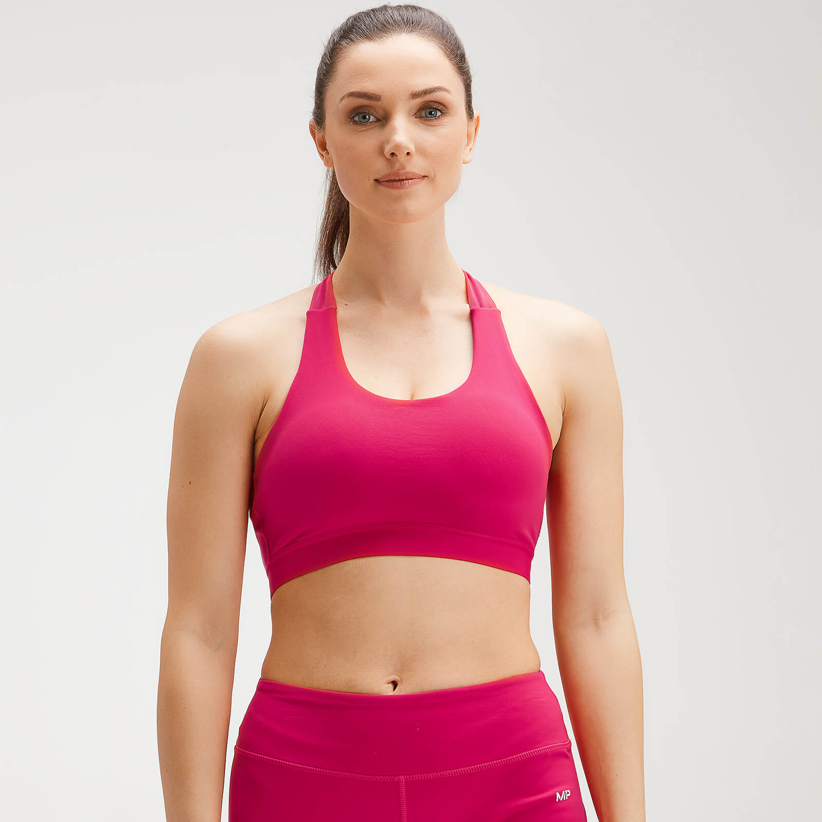 MP Women's Power Cross Back Sports Bra - Virtual Pink - XXS MP Women's Power Cross Back Sports Bra - Virtual Pink - XXS