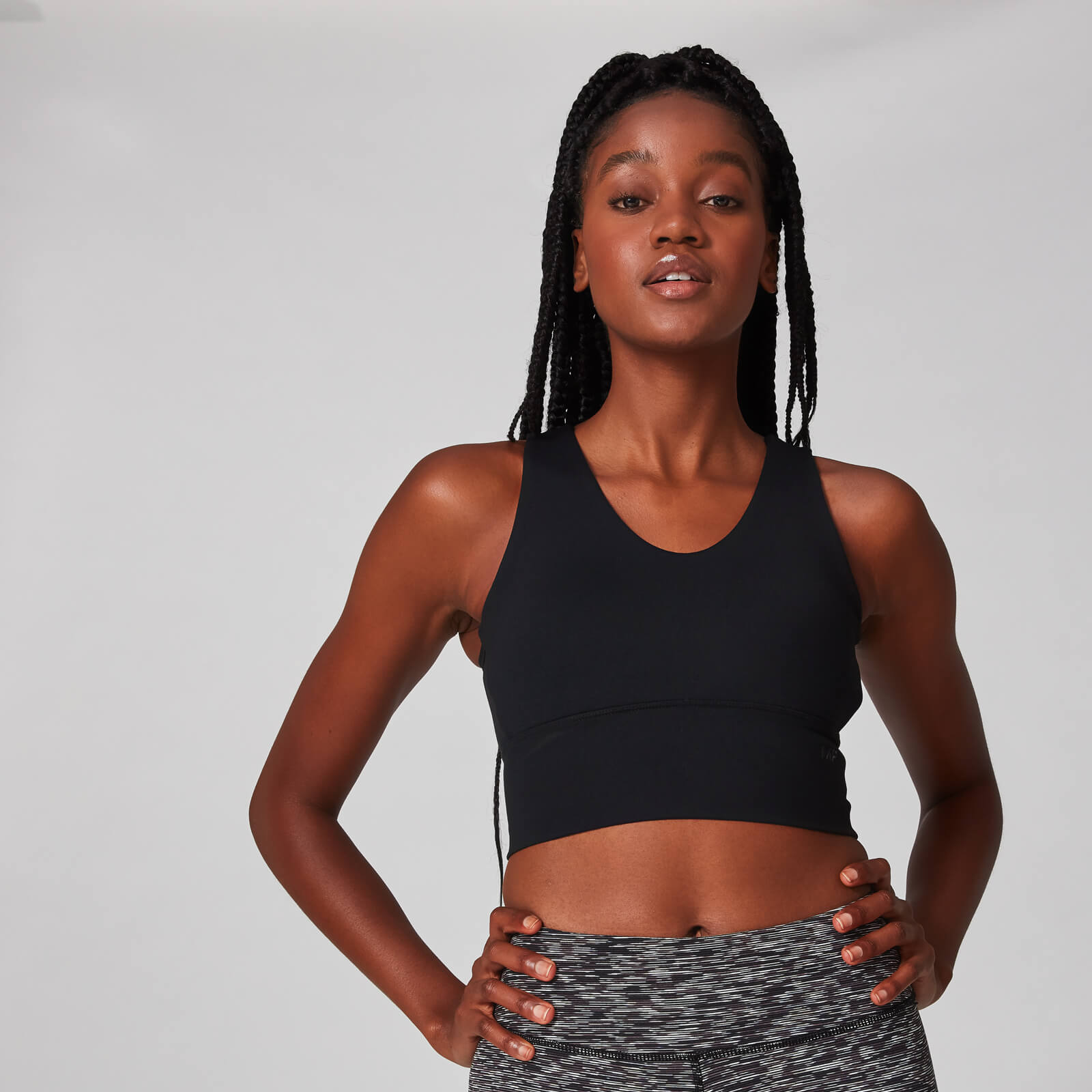 MP Power Longline Sports Bra för kvinnor – Svart - L MP Power Longline Sports Bra för kvinnor – Svart - L