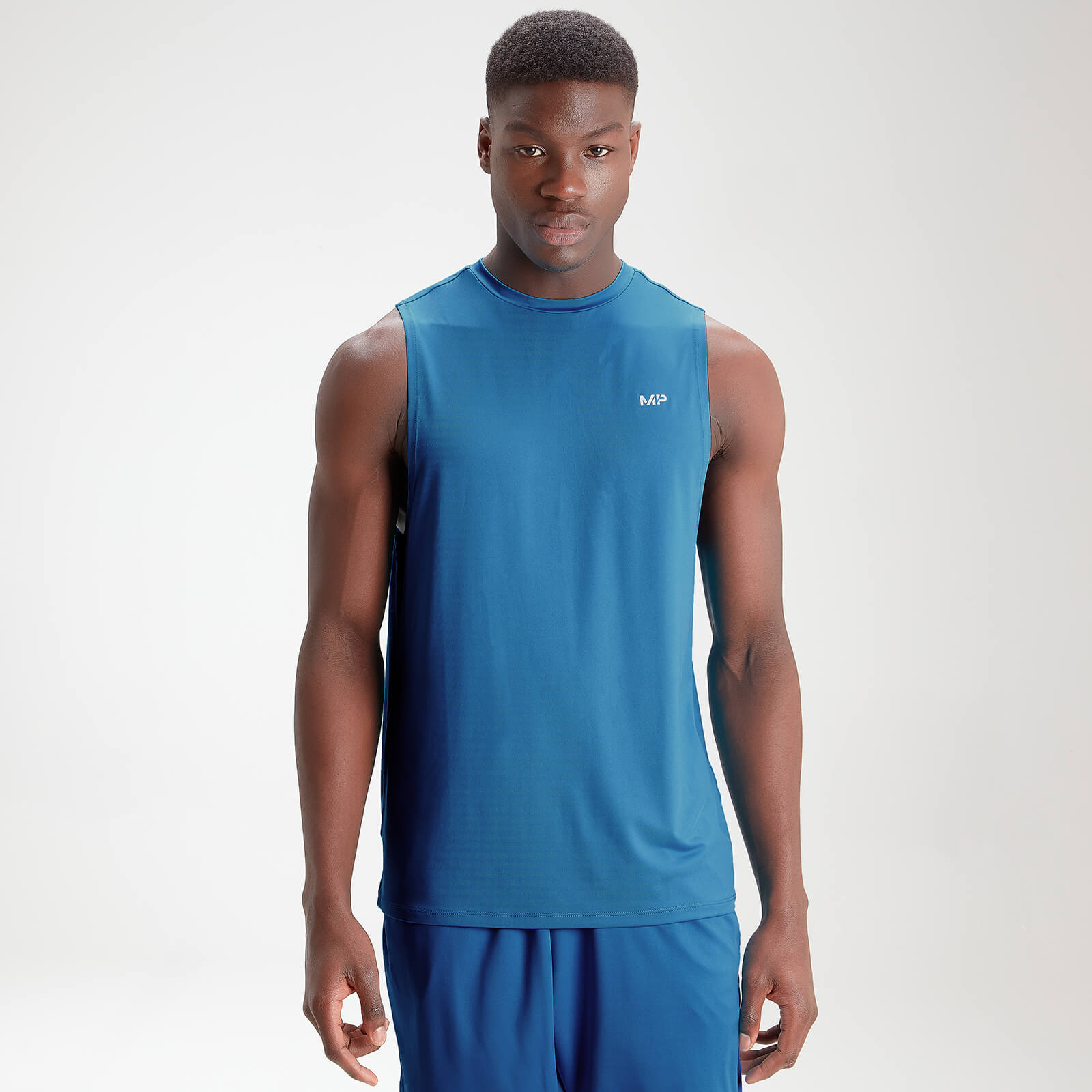 MP Men's Essentials Training Tank - Aqua - XXL MP Men's Essentials Training Tank - Aqua - XXL