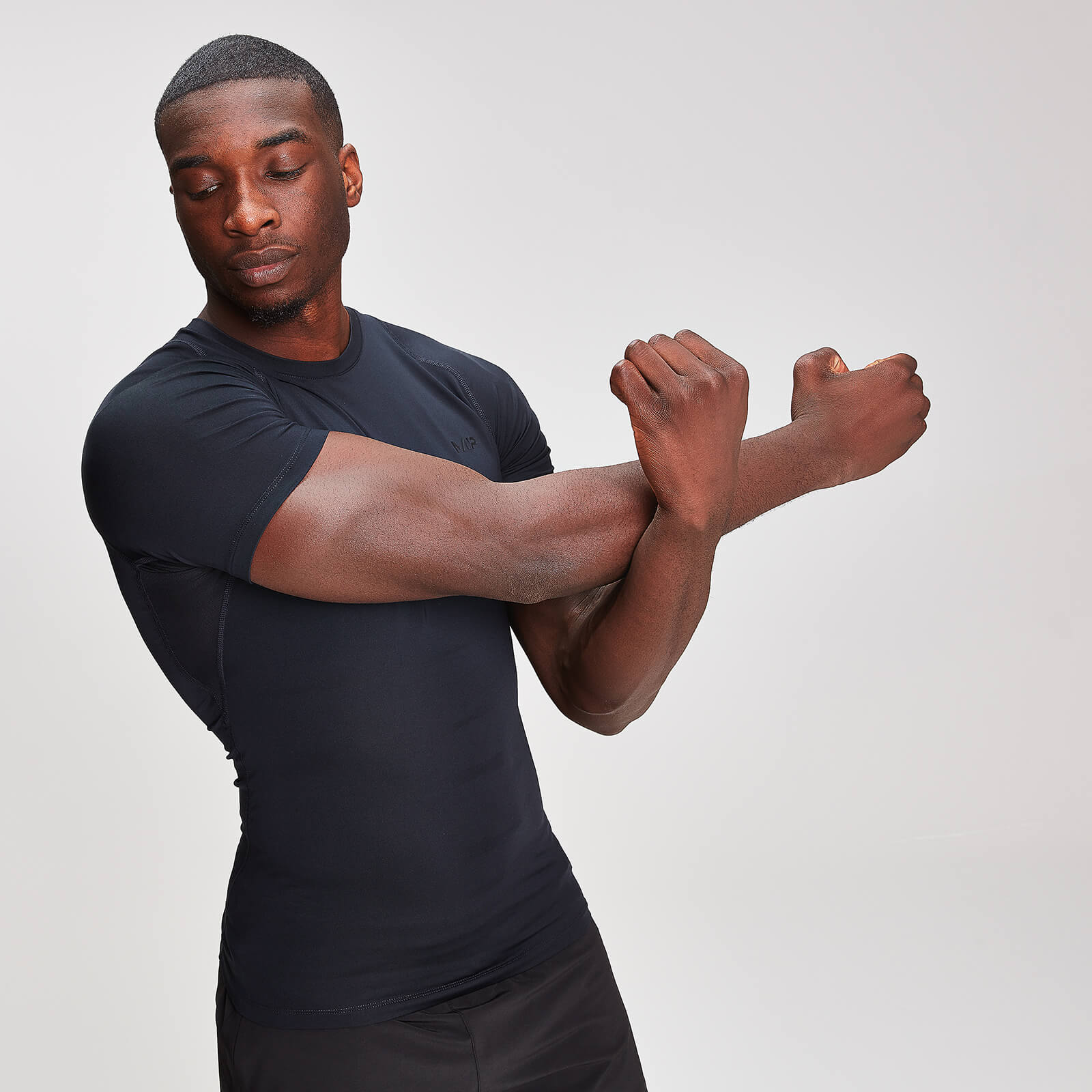 MP Base Layer Short Sleeve T-Shirt för män – Svart - XXS MP Base Layer Short Sleeve T-Shirt för män – Svart - XXS