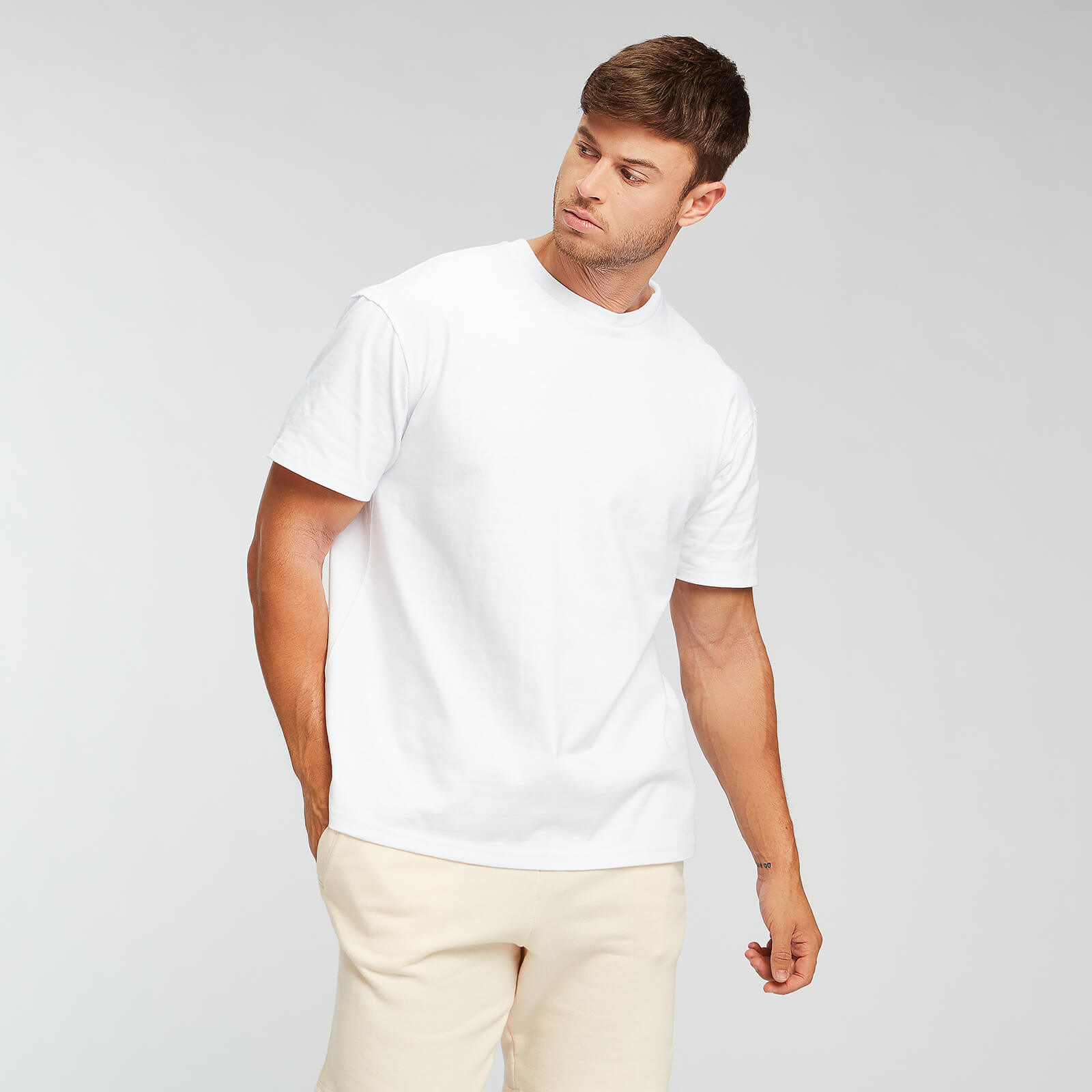 Myprotein A/WEAR Hoodie - Vit - M Myprotein A/WEAR Hoodie - Vit - M