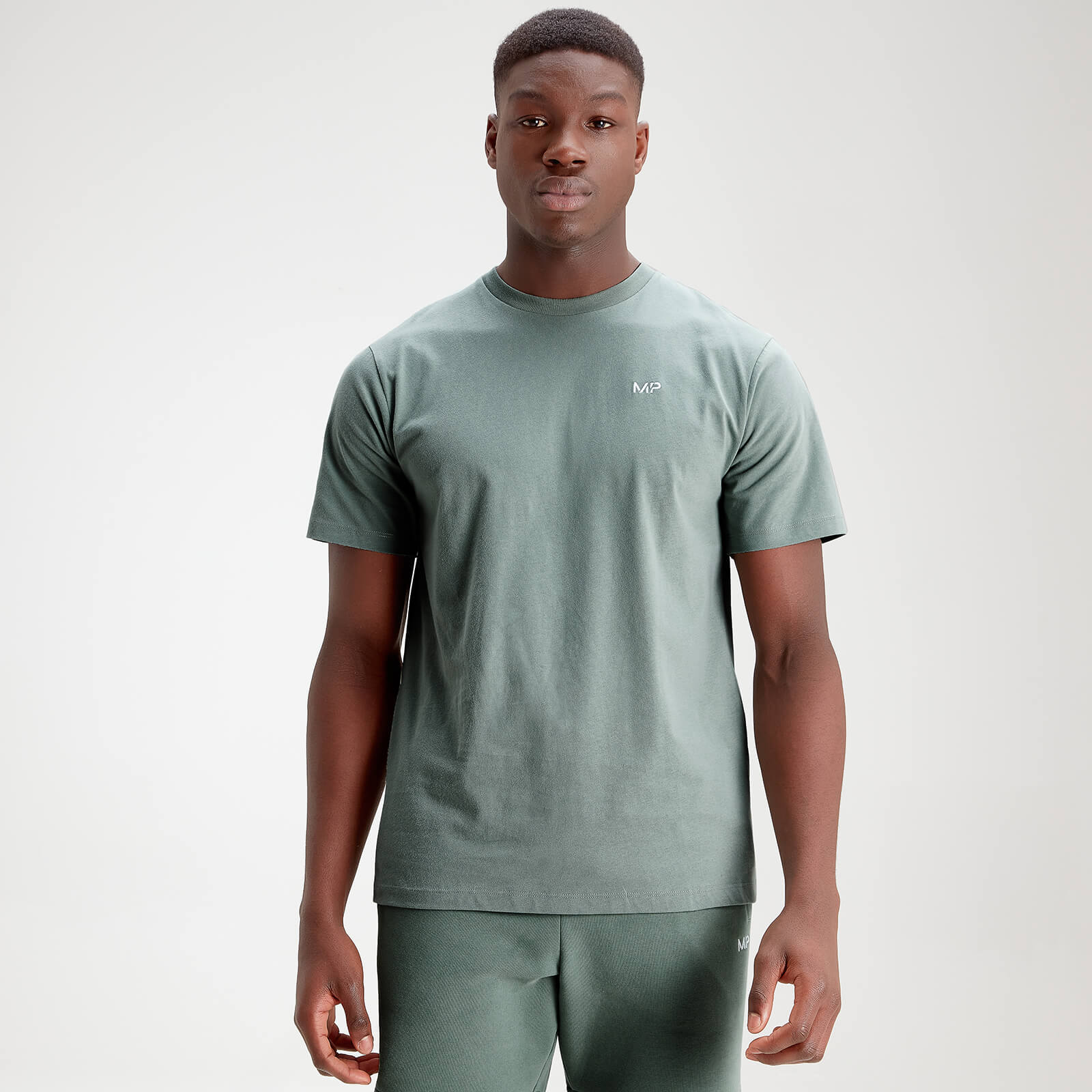 MP Men's Essentials Short Sleeve T-Shirt - Washed Green - XXS MP Men's Essentials Short Sleeve T-Shirt - Washed Green - XXS