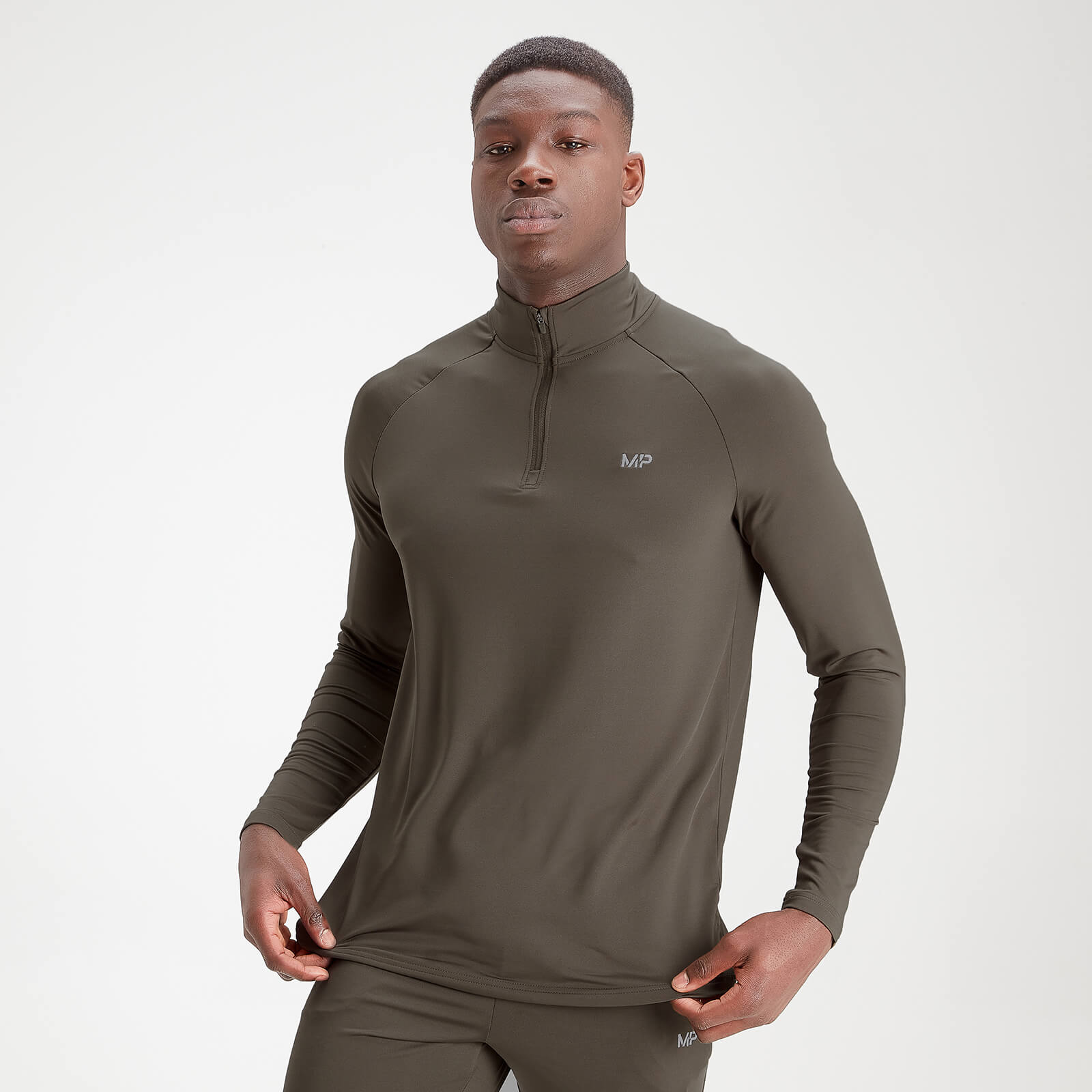 MP Men's Essentials 1/4 Zip – Dark Olive - XXXL MP Men's Essentials 1/4 Zip – Dark Olive - XXXL