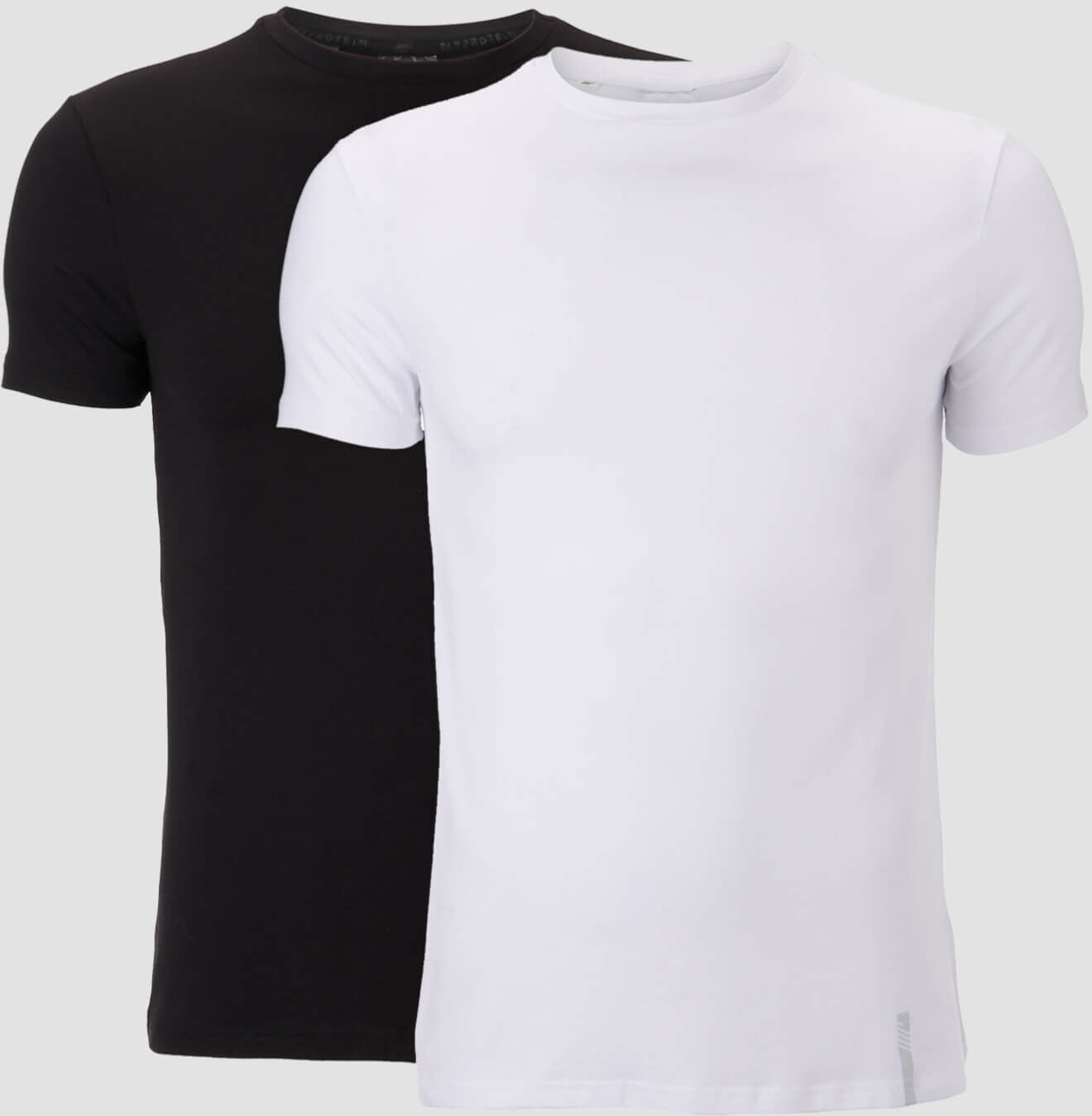 Myprotein Luxe Classic Crew T-Shirt (2-pack) - Svart/Vit - L Myprotein Luxe Classic Crew T-Shirt (2-pack) - Svart/Vit - L