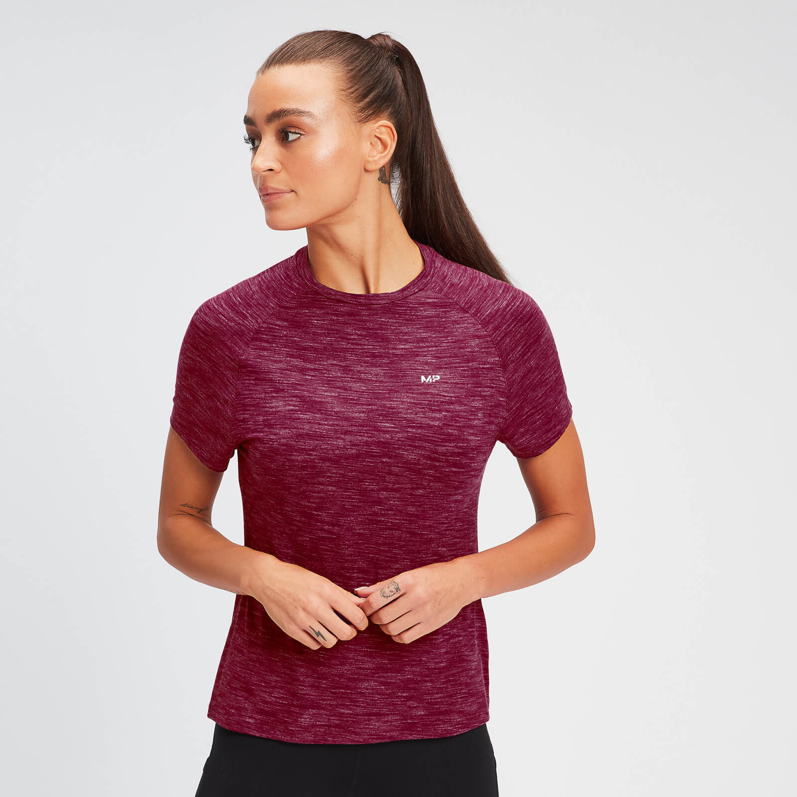 MP Women's Performance T-Shirt - Plum - XXS MP Women's Performance T-Shirt - Plum - XXS
