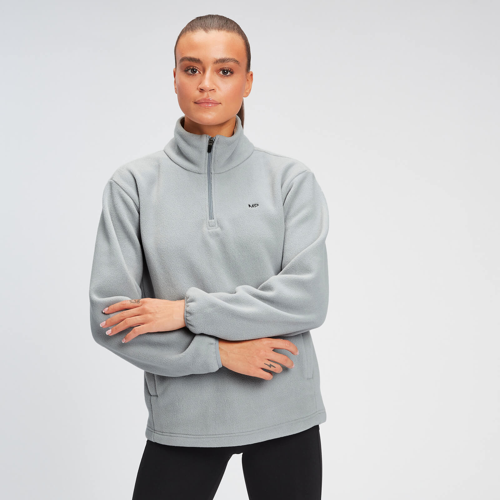 MP Essentials Fleece för kvinnor – Grå - L MP Essentials Fleece för kvinnor – Grå - L