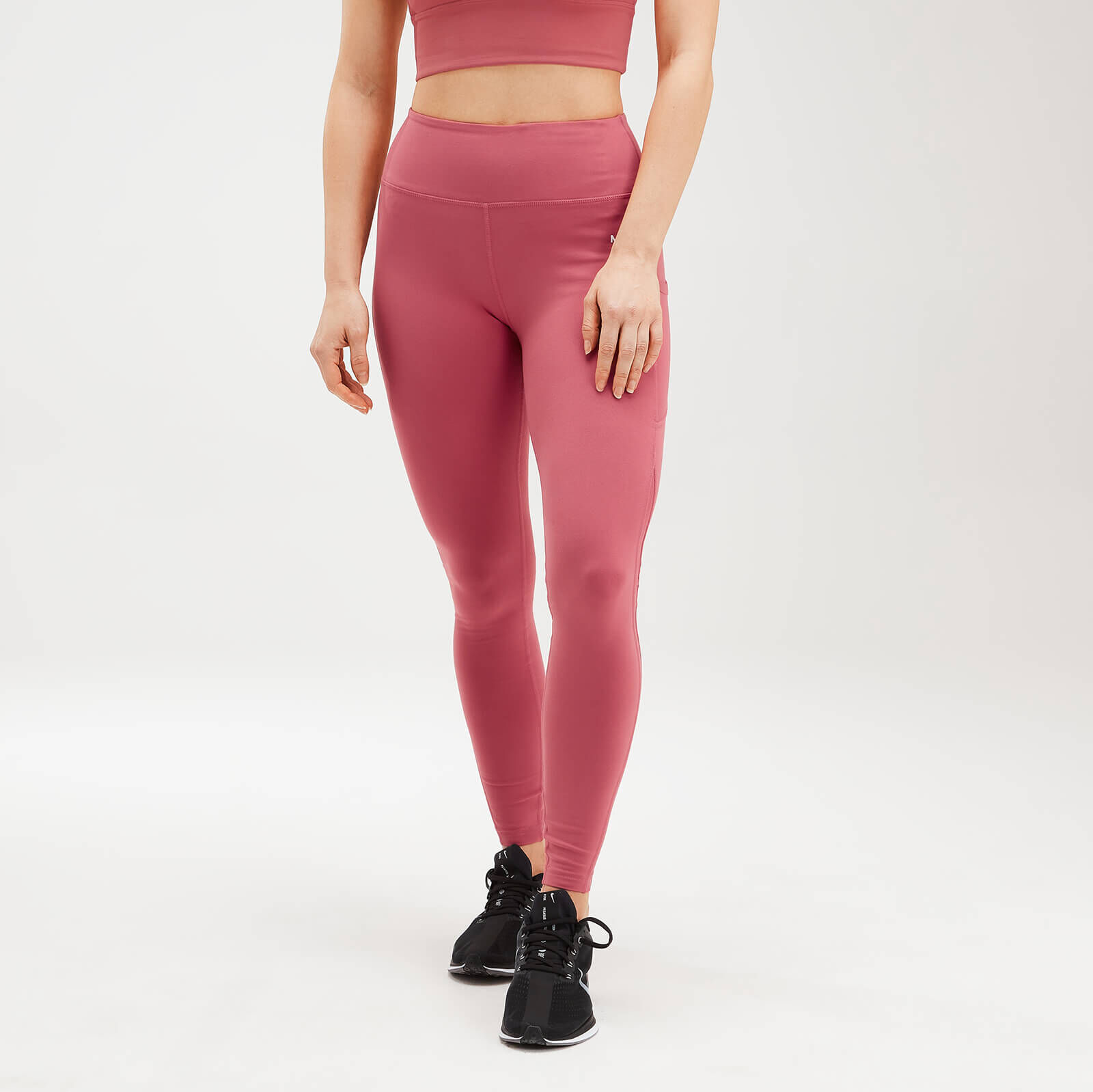 MP Women's Power Mesh Leggings - Berry Pink - XL MP Women's Power Mesh Leggings - Berry Pink - XL