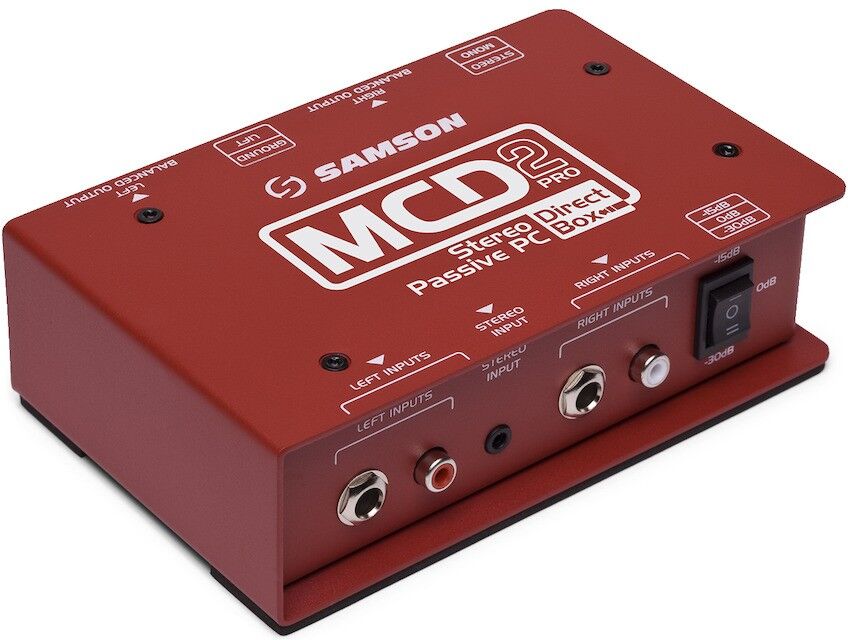 Samson S-MAX MCD2Pro DJ DI-box Samson S-MAX MCD2Pro DJ DI-box