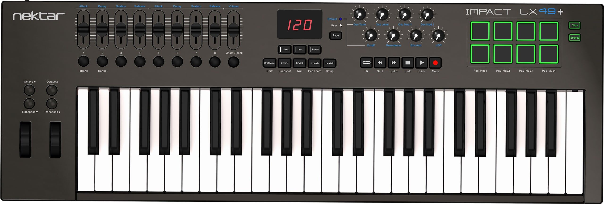 Nektar Technology Nektar Impact LX49+ Nektar Technology Nektar Impact LX49+