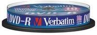 Verbatim DVD-R Verbatim 4.7GB 10p 16X Spindel Verbatim DVD-R Verbatim 4.7GB 10p 16X Spindel