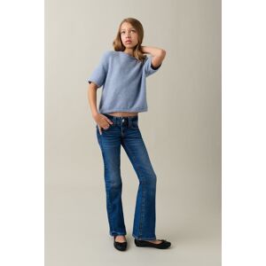 Gina Tricot - Chunky low flare jeans - young-low-waist - Blue - 170 - Female  Female Blue