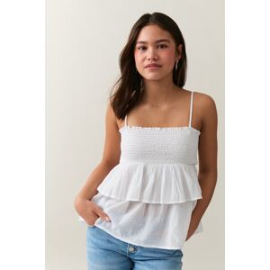 Gina Tricot - Y boho top - young-tops - White - 170 - Female  Female White