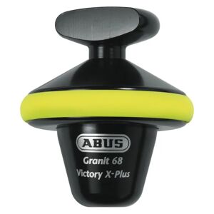 ABUS Granit Victory XPLus 68 Half-Round-Lock Broms disclås en storlek Svart Gul