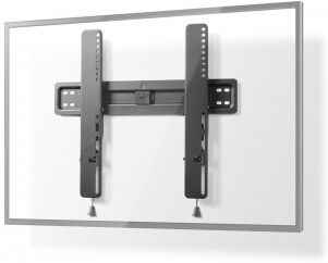 Tiltbar TV väggfäste   32-55 "   Upp till 35 kg   -12 °   30 mm   Stål   Svart Tiltbar TV väggfäste   32-55 "   Upp till 35 kg   -12 °   30 mm   Stål   Svart