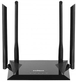 Trådlös Router AC1200 2.4/5 GHz (Dual Band) 10/100 Mbit Svart Trådlös Router AC1200 2.4/5 GHz (Dual Band) 10/100 Mbit Svart