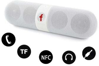 Apple Fivestar F808 Bluetooth-högtalare - vit Apple Fivestar F808 Bluetooth-högtalare - vit