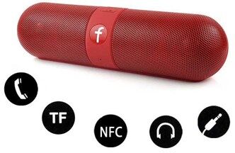 Apple Fivestar F808 Bluetooth-högtalare - röd Apple Fivestar F808 Bluetooth-högtalare - röd