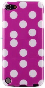 Apple iPod Touch 5/6 Cover Dots (Purple, White) Apple iPod Touch 5/6 Cover Dots (Purple, White)