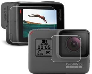 Skyddsfilm till Lins & Display - GoPro Hero 5 / Hero 6 Skyddsfilm till Lins & Display - GoPro Hero 5 / Hero 6
