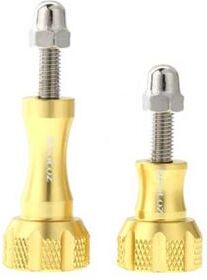Puluz® Alu Stainless Nut Screw Set för GoPro - guld Puluz® Alu Stainless Nut Screw Set för GoPro - guld