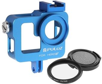 Puluz® Aluminum Shell Hero 3/3 + - Blå Puluz® Aluminum Shell Hero 3/3 + - Blå