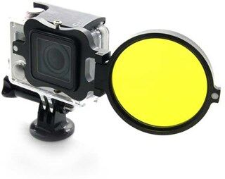 NEOpine Adapter med gult dykfilter för GoPro Hero 3+ och Hero 4 NEOpine Adapter med gult dykfilter för GoPro Hero 3+ och Hero 4