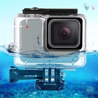 PULUZ® vattentätt fodral / 45 m för GoPro HERO7 silver / HERO7 vit PULUZ® vattentätt fodral / 45 m för GoPro HERO7 silver / HERO7 vit