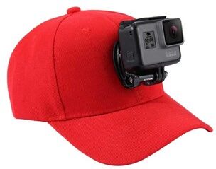 PULUZ® Baseball Cap med fäste för GoPro - Röd PULUZ® Baseball Cap med fäste för GoPro - Röd