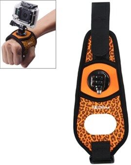 Leopard 360 graders roterande handledsrem - orange Leopard 360 graders roterande handledsrem - orange