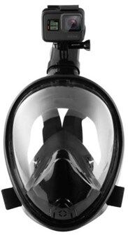 Puluz® Full Dry Snorkel Mask för GoPro - Small / Medium - Black Puluz® Full Dry Snorkel Mask för GoPro - Small / Medium - Black