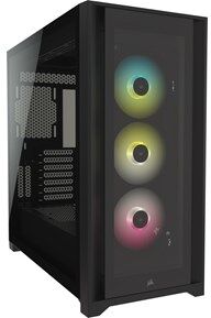 Corsair iCUE 5000X RGB Tempered Glass Black Corsair iCUE 5000X RGB Tempered Glass Black