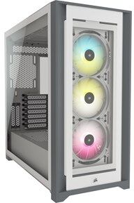 Corsair iCUE 5000X RGB Tempered Glass White Corsair iCUE 5000X RGB Tempered Glass White