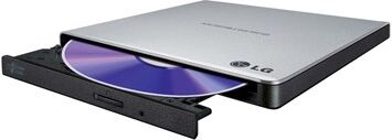 LG Slim External Base DVD-W Silver