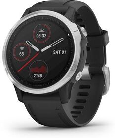 Garmin Fenix 6S Silver w.Black Band Garmin Fenix 6S Silver w.Black Band