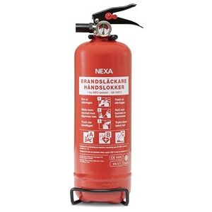 Nexa Brandsläckare Röd 1kg 8A