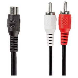 Nedis 2x RCA Hane - RCA Hona - 0,2m