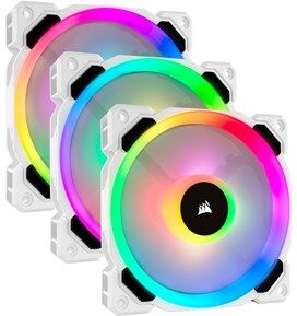 Corsair LL Series 120mm RGB White 3-pack Corsair LL Series 120mm RGB White 3-pack