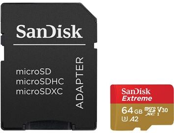 SanDisk MicroSDXC Extreme 64GB UHS-I SanDisk MicroSDXC Extreme 64GB UHS-I