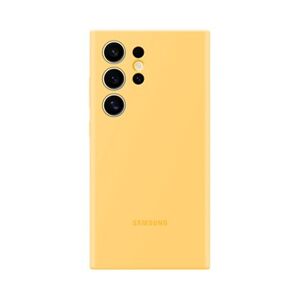 Samsung S24 Ultra Silicone Case Yellow