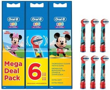 Oral-B Kids Mickey 2+2+2ct