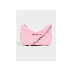 JUICY COUTURE Velour Chain Shoulder Bag, Pink