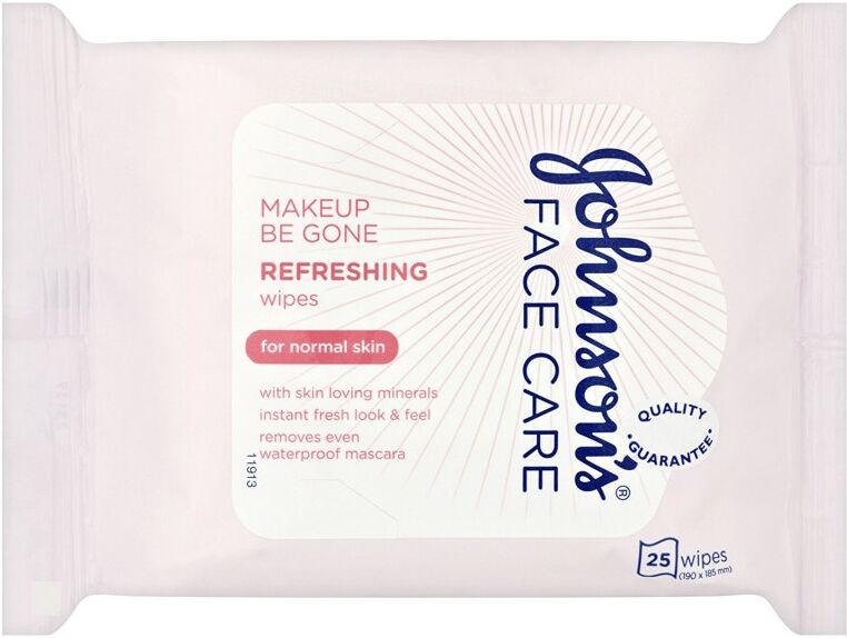 Johnson&#039;s Face Care Refreshing Wipes Normal Skin 25 st Reng&ouml;ringsservetter